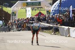 17.10.2021, Arcon, France (FRA): Fabien Claude (FRA) - Biathlon Samse Summer Tour, pursuit, Arcon (FRA). www.nordicfocus.com. © Manzoni/NordicFocus. Every downloaded picture is fee-liable.