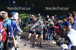17.10.2021, Arcon, France (FRA): Chloe Chevalier (FRA) - Biathlon Samse Summer Tour, pursuit, Arcon (FRA). www.nordicfocus.com. © Manzoni/NordicFocus. Every downloaded picture is fee-liable.