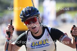 17.10.2021, Arcon, France (FRA): Sophie Chauveau (FRA) - Biathlon Samse Summer Tour, pursuit, Arcon (FRA). www.nordicfocus.com. © Manzoni/NordicFocus. Every downloaded picture is fee-liable.