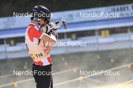 17.10.2021, Arcon, France (FRA): Tom Pham Trong (FRA) - Biathlon Samse Summer Tour, pursuit, Arcon (FRA). www.nordicfocus.com. © Manzoni/NordicFocus. Every downloaded picture is fee-liable.
