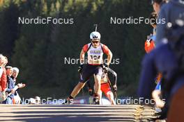 17.10.2021, Arcon, France (FRA): Adrien Baylac (FRA) - Biathlon Samse Summer Tour, pursuit, Arcon (FRA). www.nordicfocus.com. © Manzoni/NordicFocus. Every downloaded picture is fee-liable.