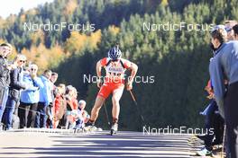 17.10.2021, Arcon, France (FRA): Ian Martinet (FRA) - Biathlon Samse Summer Tour, pursuit, Arcon (FRA). www.nordicfocus.com. © Manzoni/NordicFocus. Every downloaded picture is fee-liable.