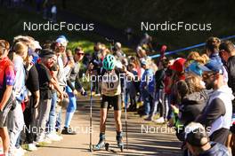 17.10.2021, Arcon, France (FRA): Anaelle Bondoux (FRA) - Biathlon Samse Summer Tour, pursuit, Arcon (FRA). www.nordicfocus.com. © Manzoni/NordicFocus. Every downloaded picture is fee-liable.