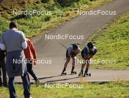 17.10.2021, Arcon, France (FRA): Louis Girod (FRA) - Biathlon Samse Summer Tour, pursuit, Arcon (FRA). www.nordicfocus.com. © Manzoni/NordicFocus. Every downloaded picture is fee-liable.