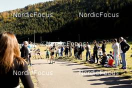 17.10.2021, Arcon, France (FRA): Oceane Michelon (FRA) - Biathlon Samse Summer Tour, pursuit, Arcon (FRA). www.nordicfocus.com. © Manzoni/NordicFocus. Every downloaded picture is fee-liable.
