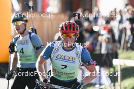 17.10.2021, Arcon, France (FRA): Jacques Jefferies (FRA) - Biathlon Samse Summer Tour, pursuit, Arcon (FRA). www.nordicfocus.com. © Manzoni/NordicFocus. Every downloaded picture is fee-liable.