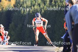 17.10.2021, Arcon, France (FRA): Ian Martinet (FRA) - Biathlon Samse Summer Tour, pursuit, Arcon (FRA). www.nordicfocus.com. © Manzoni/NordicFocus. Every downloaded picture is fee-liable.