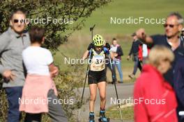 17.10.2021, Arcon, France (FRA): Julie Marciniak (FRA) - Biathlon Samse Summer Tour, pursuit, Arcon (FRA). www.nordicfocus.com. © Manzoni/NordicFocus. Every downloaded picture is fee-liable.