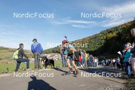 17.10.2021, Arcon, France (FRA): Mateo Gardoni (FRA) - Biathlon Samse Summer Tour, pursuit, Arcon (FRA). www.nordicfocus.com. © Manzoni/NordicFocus. Every downloaded picture is fee-liable.