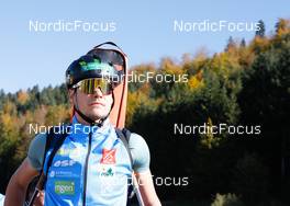 17.10.2021, Arcon, France (FRA): Emilien Jacquelin (FRA) - Biathlon Samse Summer Tour, pursuit, Arcon (FRA). www.nordicfocus.com. © Manzoni/NordicFocus. Every downloaded picture is fee-liable.