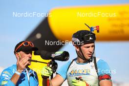 17.10.2021, Arcon, France (FRA): Emilien Claude (FRA) - Biathlon Samse Summer Tour, pursuit, Arcon (FRA). www.nordicfocus.com. © Manzoni/NordicFocus. Every downloaded picture is fee-liable.