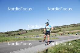 16.10.2021, Arcon, France (FRA): Axel Garnier (FRA) - Biathlon Samse Summer Tour, sprint, Arcon (FRA). www.nordicfocus.com. © Manzoni/NordicFocus. Every downloaded picture is fee-liable.