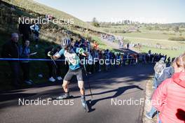 16.10.2021, Arcon, France (FRA): Damien Levet (FRA) - Biathlon Samse Summer Tour, sprint, Arcon (FRA). www.nordicfocus.com. © Manzoni/NordicFocus. Every downloaded picture is fee-liable.