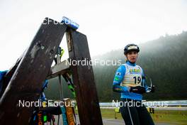16.10.2021, Arcon, France (FRA): Julia Simon (FRA) - Biathlon Samse Summer Tour, sprint, Arcon (FRA). www.nordicfocus.com. © Manzoni/NordicFocus. Every downloaded picture is fee-liable.