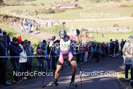 16.10.2021, Arcon, France (FRA): Esteban Javaux (FRA) - Biathlon Samse Summer Tour, sprint, Arcon (FRA). www.nordicfocus.com. © Manzoni/NordicFocus. Every downloaded picture is fee-liable.