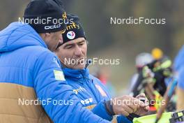 16.10.2021, Arcon, France (FRA): Patrick Favre (ITA), coach Team France - Biathlon Samse Summer Tour, sprint, Arcon (FRA). www.nordicfocus.com. © Manzoni/NordicFocus. Every downloaded picture is fee-liable.