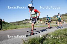 16.10.2021, Arcon, France (FRA): Adrien Baylac (FRA) - Biathlon Samse Summer Tour, sprint, Arcon (FRA). www.nordicfocus.com. © Manzoni/NordicFocus. Every downloaded picture is fee-liable.