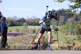 16.10.2021, Arcon, France (FRA): Raphael Calandry (FRA) - Biathlon Samse Summer Tour, sprint, Arcon (FRA). www.nordicfocus.com. © Manzoni/NordicFocus. Every downloaded picture is fee-liable.