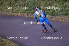16.10.2021, Arcon, France (FRA): Camille Coupe (FRA) - Biathlon Samse Summer Tour, sprint, Arcon (FRA). www.nordicfocus.com. © Manzoni/NordicFocus. Every downloaded picture is fee-liable.