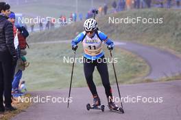 16.10.2021, Arcon, France (FRA): Chloe Chevalier (FRA) - Biathlon Samse Summer Tour, sprint, Arcon (FRA). www.nordicfocus.com. © Manzoni/NordicFocus. Every downloaded picture is fee-liable.