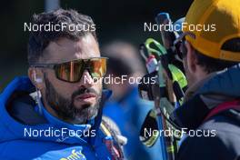 16.10.2021, Arcon, France (FRA): Simon Fourcade (FRA) - Biathlon Samse Summer Tour, sprint, Arcon (FRA). www.nordicfocus.com. © Manzoni/NordicFocus. Every downloaded picture is fee-liable.