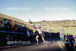 16.10.2021, Arcon, France (FRA): Aubin Gautier Pelissier (FRA) - Biathlon Samse Summer Tour, sprint, Arcon (FRA). www.nordicfocus.com. © Manzoni/NordicFocus. Every downloaded picture is fee-liable.