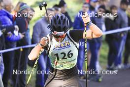 16.10.2021, Arcon, France (FRA): Hugo Rivail (FRA) - Biathlon Samse Summer Tour, sprint, Arcon (FRA). www.nordicfocus.com. © Manzoni/NordicFocus. Every downloaded picture is fee-liable.