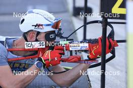 16.10.2021, Arcon, France (FRA): Fabien Claude (FRA) - Biathlon Samse Summer Tour, sprint, Arcon (FRA). www.nordicfocus.com. © Manzoni/NordicFocus. Every downloaded picture is fee-liable.