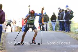 16.10.2021, Arcon, France (FRA): Mateo Gardoni (FRA) - Biathlon Samse Summer Tour, sprint, Arcon (FRA). www.nordicfocus.com. © Manzoni/NordicFocus. Every downloaded picture is fee-liable.