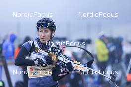 16.10.2021, Arcon, France (FRA): Oceane Michelon (FRA) - Biathlon Samse Summer Tour, sprint, Arcon (FRA). www.nordicfocus.com. © Manzoni/NordicFocus. Every downloaded picture is fee-liable.