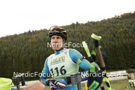 16.10.2021, Arcon, France (FRA): Quentin Fillon Maillet (FRA) - Biathlon Samse Summer Tour, sprint, Arcon (FRA). www.nordicfocus.com. © Manzoni/NordicFocus. Every downloaded picture is fee-liable.