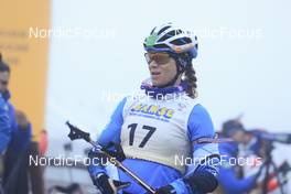 16.10.2021, Arcon, France (FRA): Anais Bescond (FRA) - Biathlon Samse Summer Tour, sprint, Arcon (FRA). www.nordicfocus.com. © Manzoni/NordicFocus. Every downloaded picture is fee-liable.