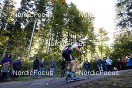 16.10.2021, Arcon, France (FRA): Paul Fontaine (FRA) - Biathlon Samse Summer Tour, sprint, Arcon (FRA). www.nordicfocus.com. © Manzoni/NordicFocus. Every downloaded picture is fee-liable.
