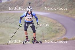 16.10.2021, Arcon, France (FRA): Eve Bouvard (FRA) - Biathlon Samse Summer Tour, sprint, Arcon (FRA). www.nordicfocus.com. © Manzoni/NordicFocus. Every downloaded picture is fee-liable.