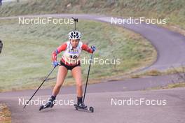16.10.2021, Arcon, France (FRA): Thais Barthelemy (FRA) - Biathlon Samse Summer Tour, sprint, Arcon (FRA). www.nordicfocus.com. © Manzoni/NordicFocus. Every downloaded picture is fee-liable.