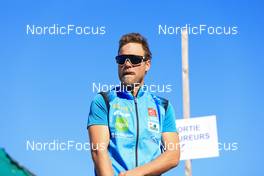 16.10.2021, Arcon, France (FRA): Antonin Guigonnat (FRA) - Biathlon Samse Summer Tour, sprint, Arcon (FRA). www.nordicfocus.com. © Manzoni/NordicFocus. Every downloaded picture is fee-liable.