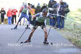 16.10.2021, Arcon, France (FRA): Mathieu Garcia (FRA) - Biathlon Samse Summer Tour, sprint, Arcon (FRA). www.nordicfocus.com. © Manzoni/NordicFocus. Every downloaded picture is fee-liable.