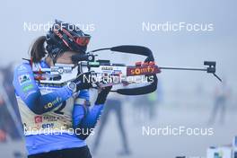 16.10.2021, Arcon, France (FRA): Camille Bened (FRA) - Biathlon Samse Summer Tour, sprint, Arcon (FRA). www.nordicfocus.com. © Manzoni/NordicFocus. Every downloaded picture is fee-liable.