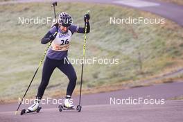16.10.2021, Arcon, France (FRA): Caroline Colombo (FRA) - Biathlon Samse Summer Tour, sprint, Arcon (FRA). www.nordicfocus.com. © Manzoni/NordicFocus. Every downloaded picture is fee-liable.