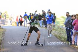 16.10.2021, Arcon, France (FRA): Emilien Jacquelin (FRA) - Biathlon Samse Summer Tour, sprint, Arcon (FRA). www.nordicfocus.com. © Manzoni/NordicFocus. Every downloaded picture is fee-liable.