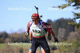 16.10.2021, Arcon, France (FRA): Loan Buisson (FRA) - Biathlon Samse Summer Tour, sprint, Arcon (FRA). www.nordicfocus.com. © Manzoni/NordicFocus. Every downloaded picture is fee-liable.
