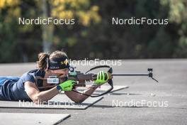 22.09.2021, Font-Romeu, France (FRA): Julia Simon (FRA) - Biathlon training, Font-Romeu (FRA). www.nordicfocus.com. © Leo Authamayou/NordicFocus. Every downloaded picture is fee-liable.