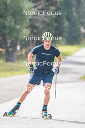 07.09.2021, Font-Romeu, France (FRA): Oskar Brandt (SWE) - Biathlon training, Font-Romeu (FRA). www.nordicfocus.com. © Authamayou/NordicFocus. Every downloaded picture is fee-liable.