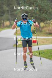 25.09.2021, Font-Romeu, France (FRA): Quentin Fillon Maillet (FRA) - Biathlon training, Font-Romeu (FRA). www.nordicfocus.com. © Augustin Authamayou/NordicFocus. Every downloaded picture is fee-liable.