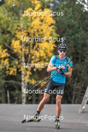 25.09.2021, Font-Romeu, France (FRA): Quentin Fillon Maillet (FRA) - Biathlon training, Font-Romeu (FRA). www.nordicfocus.com. © Leo Authamayou/NordicFocus. Every downloaded picture is fee-liable.