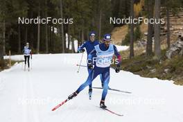 01.11.2021, Davos, Switzerland (SUI): Gion Stalder (SUI), Eligius Tambornino (SUI), (l-r) - Biathlon training, snowfarming track, Davos (SUI). www.nordicfocus.com. © Manzoni/NordicFocus. Every downloaded picture is fee-liable.
