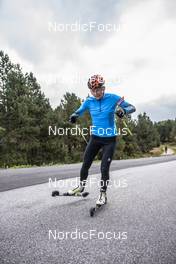 21.09.2021, Font-Romeu, France (FRA): Justine Braisaz-Bouchet (FRA) - Biathlon training, Font-Romeu (FRA). www.nordicfocus.com. © Leo Authamayou/NordicFocus. Every downloaded picture is fee-liable.