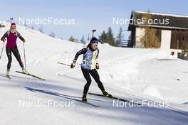 09.11.2021, Lenzerheide, Switzerland (SUI): Denise Herrmann (GER), Marion Wiesenarter (GER), (l-r) - Biathlon training, Lenzerheide (SUI). www.nordicfocus.com. © Manzoni/NordicFocus. Every downloaded picture is fee-liable.
