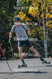 22.09.2021, Font-Romeu, France (FRA): Quentin Fillon Maillet (FRA) - Biathlon training, Font-Romeu (FRA). www.nordicfocus.com. © Augustin Authamayou/NordicFocus. Every downloaded picture is fee-liable.