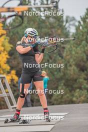 25.09.2021, Font-Romeu, France (FRA): Anais Bescond (FRA) - Biathlon training, Font-Romeu (FRA). www.nordicfocus.com. © Augustin Authamayou/NordicFocus. Every downloaded picture is fee-liable.